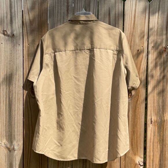 Take 50% OFF- GK Direct Khaki Men’s Shorts Sleeve Shirt, Size-4XL - Picture 5 of 5